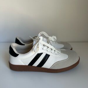 Women’s White and Black Sneakers